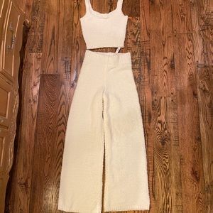 SKIMS s/m cozy set in bone